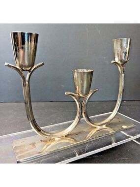 Candelabra Silver Plated Natural Patina Candlestick Holder Wm.A ROGERS Canada